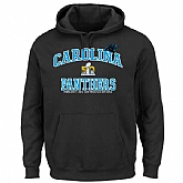 Men's Carolina Panthers Majestic Super Bowl 50 Bound Heart and Soul Going to the Game Pullover Hoodie - Black,baseball caps,new era cap wholesale,wholesale hats